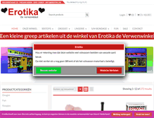 Tablet Screenshot of erotika.nl
